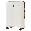 LARGE WINGS PUFFIN 28" SUITCASE OFF WHITE + BROWN