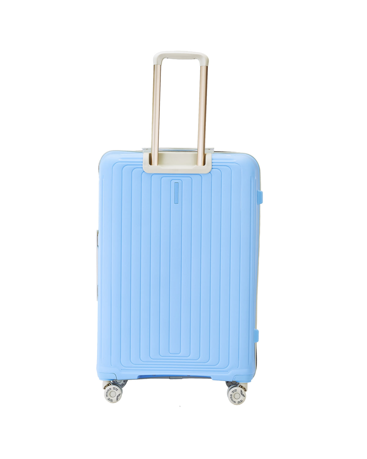 LARGE WINGS PUFFIN 28" SUITCASE LIGHT BLUE
