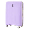 LARGE WINGS PUFFIN 28" SUITCASE WHITE PURPLE
