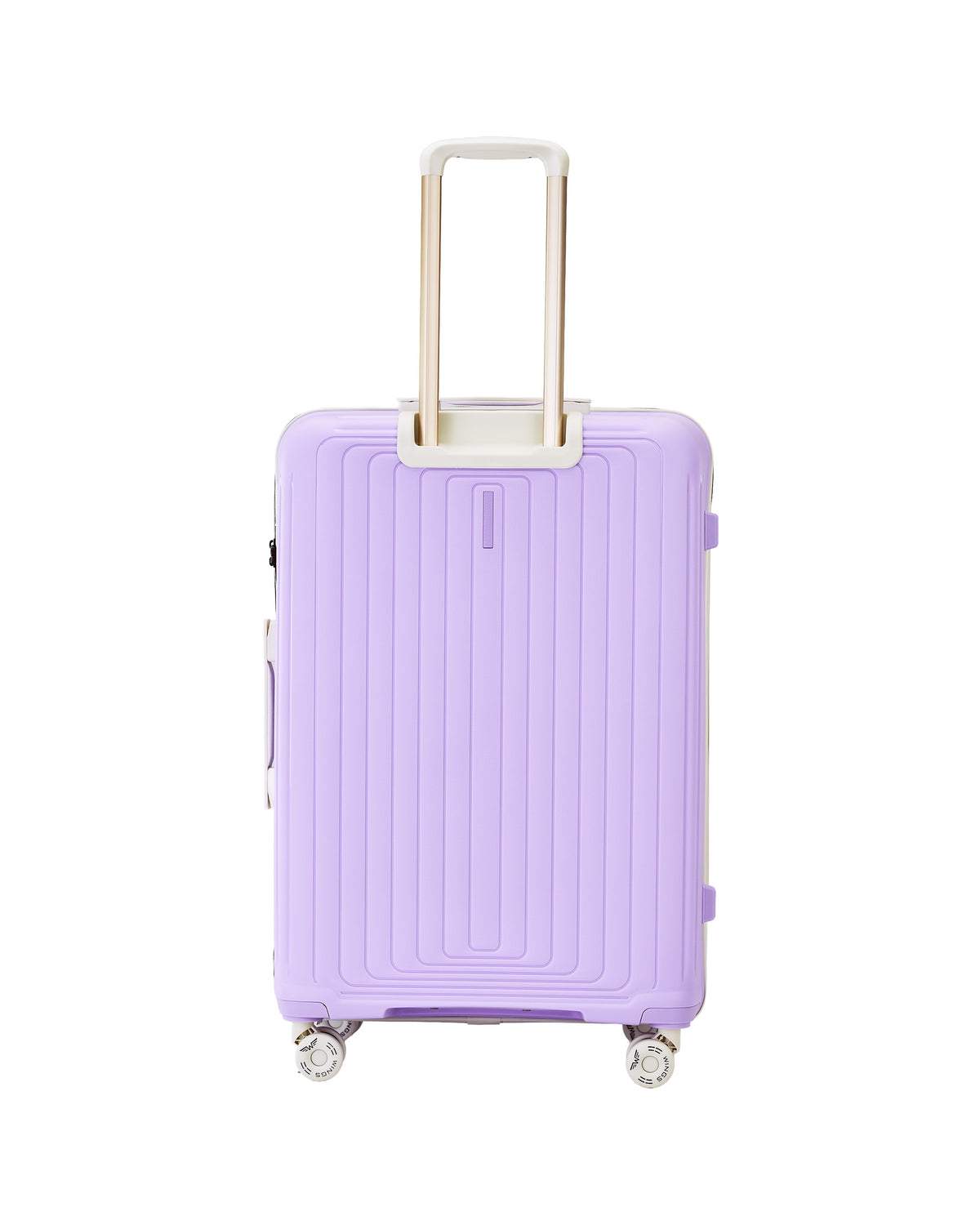 LARGE WINGS PUFFIN 28" SUITCASE WHITE PURPLE
