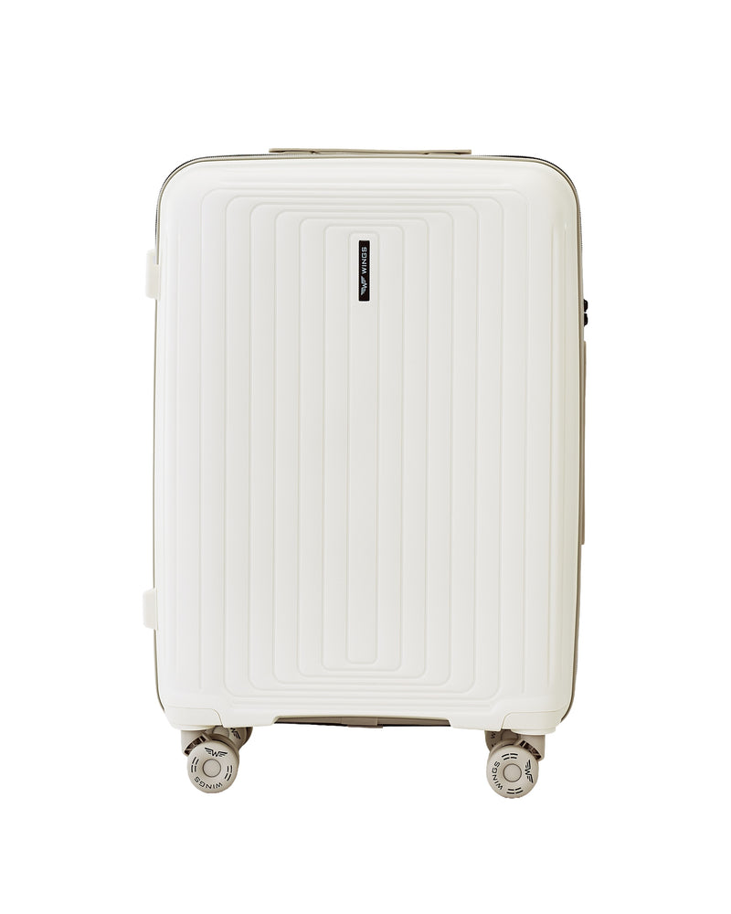 Medium WINGS PUFFIN 24" Suitcase OFF WHITE + BEIGE
