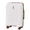 Medium WINGS PUFFIN 24" Suitcase OFF WHITE + BURGUNDY