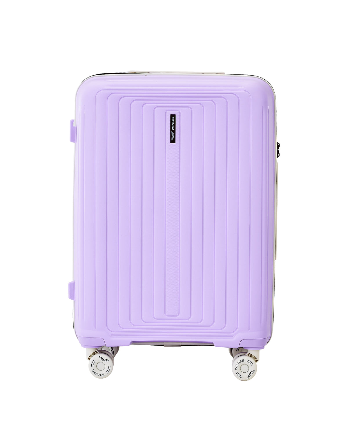 Medium WINGS PUFFIN 24" Suitcase WHITE PURPLE