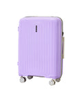 Medium WINGS PUFFIN 24" Suitcase WHITE PURPLE