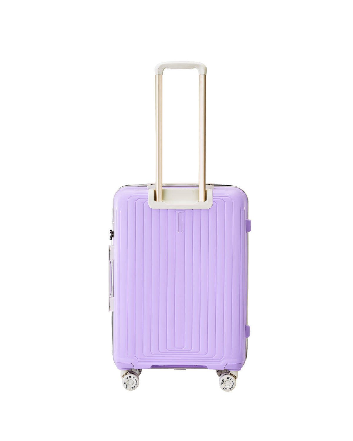 Medium WINGS PUFFIN 24" Suitcase WHITE PURPLE