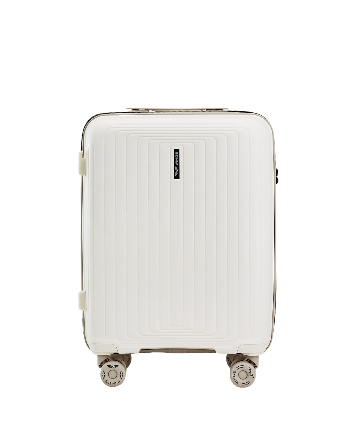 WINGS PUFFIN 20" OFF WHITE + BEIGE CABIN SUITCASE