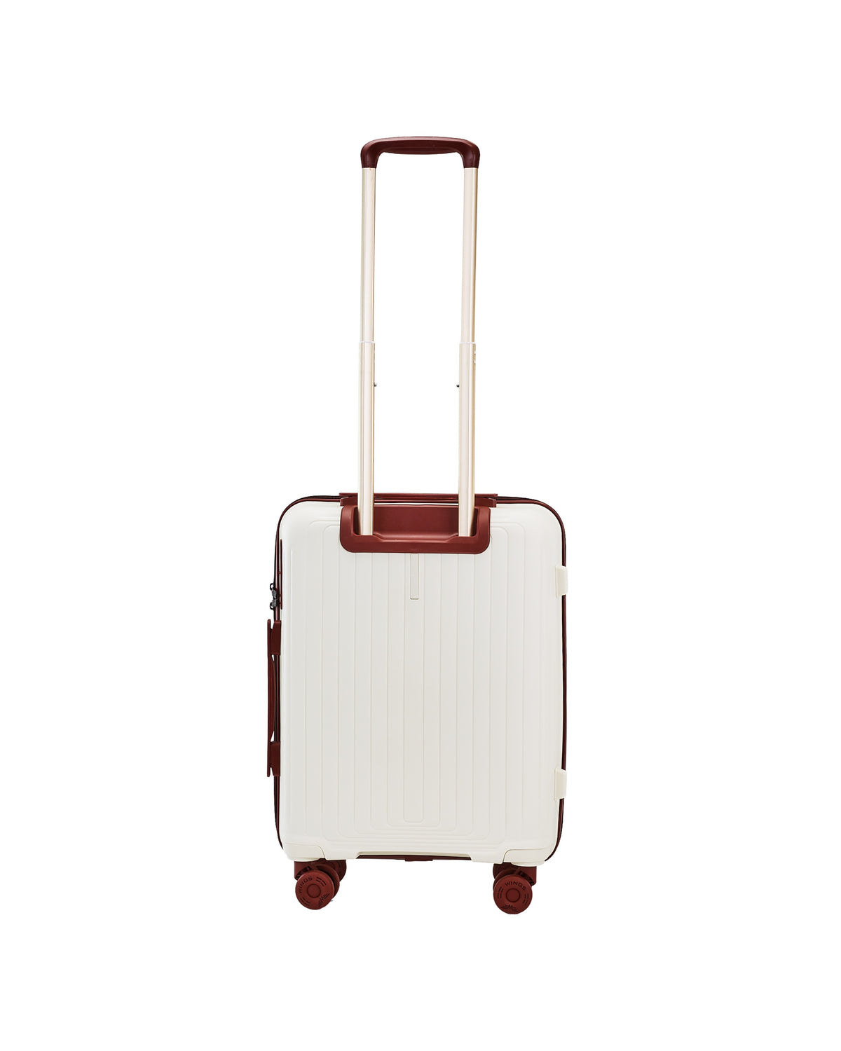 WINGS PUFFIN 20" OFF WHITE + BURGUNDY CABIN SUITCASE