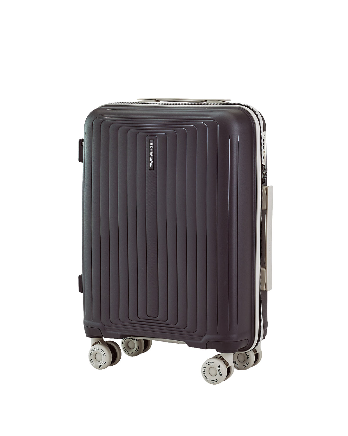 WINGS PUFFIN 20" BLACK CABIN SUITCASE