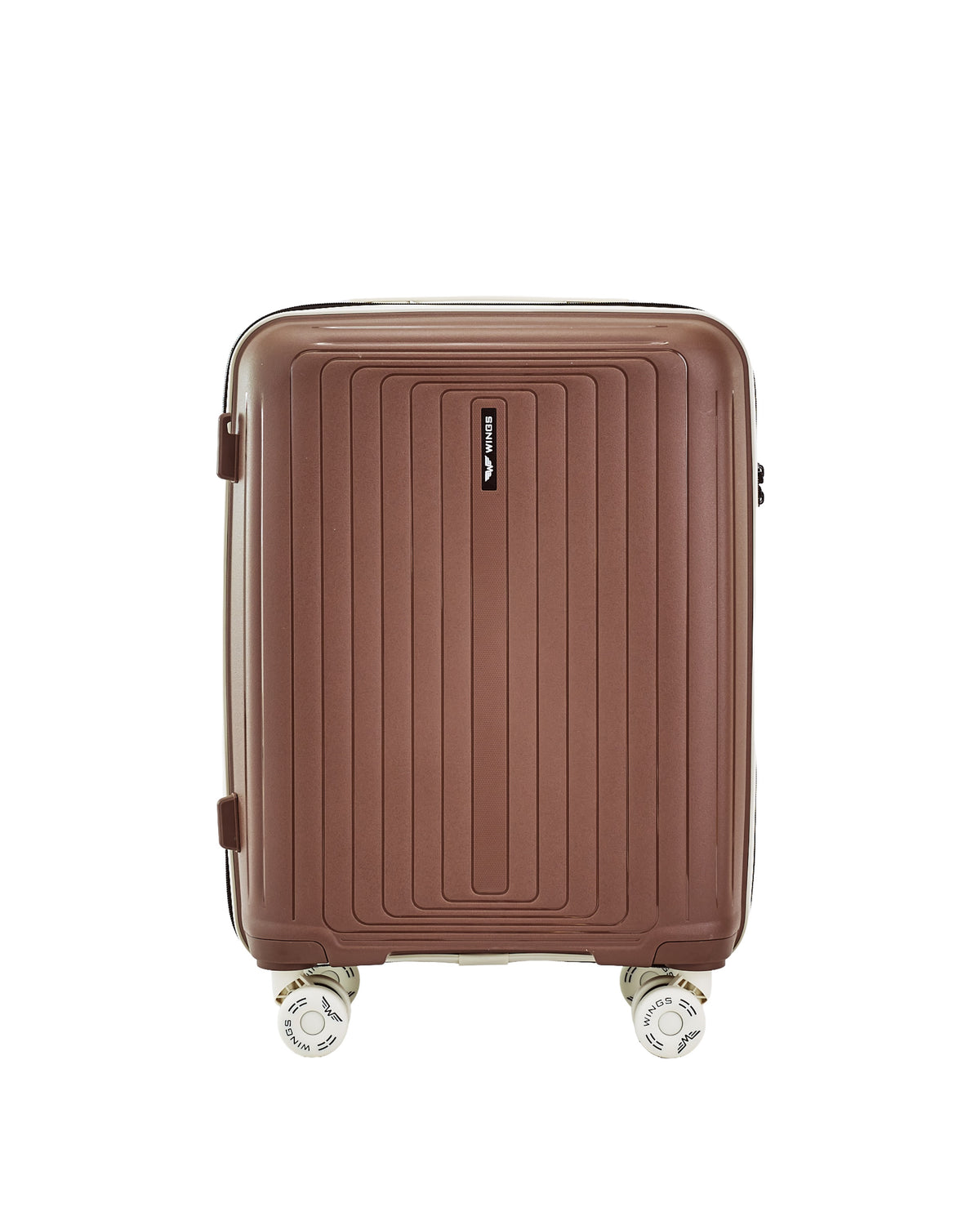 WINGS PUFFIN 20" CHOCOLATE BROWN CABIN SUITCASE