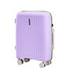 WINGS PUFFIN 20" WHITE PURPLE CABIN SUITCASE