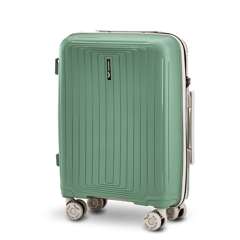 WINGS PUFFIN 20" ARMY GREEN CABIN SUITCASE