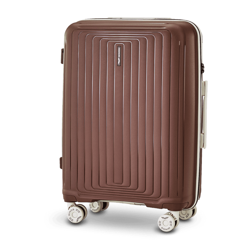 Среден куфар WINGS PUFFIN 24" ШОКОЛАДОВОКАФЯВ