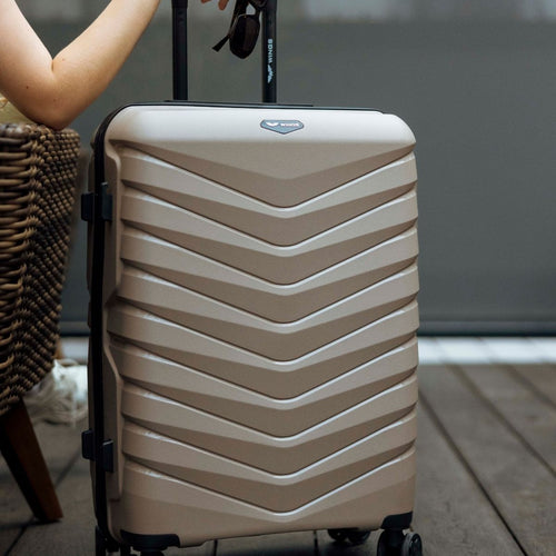 Medium suitcase Wings PHOENIX polypropylene 24" CHAMPAGNE