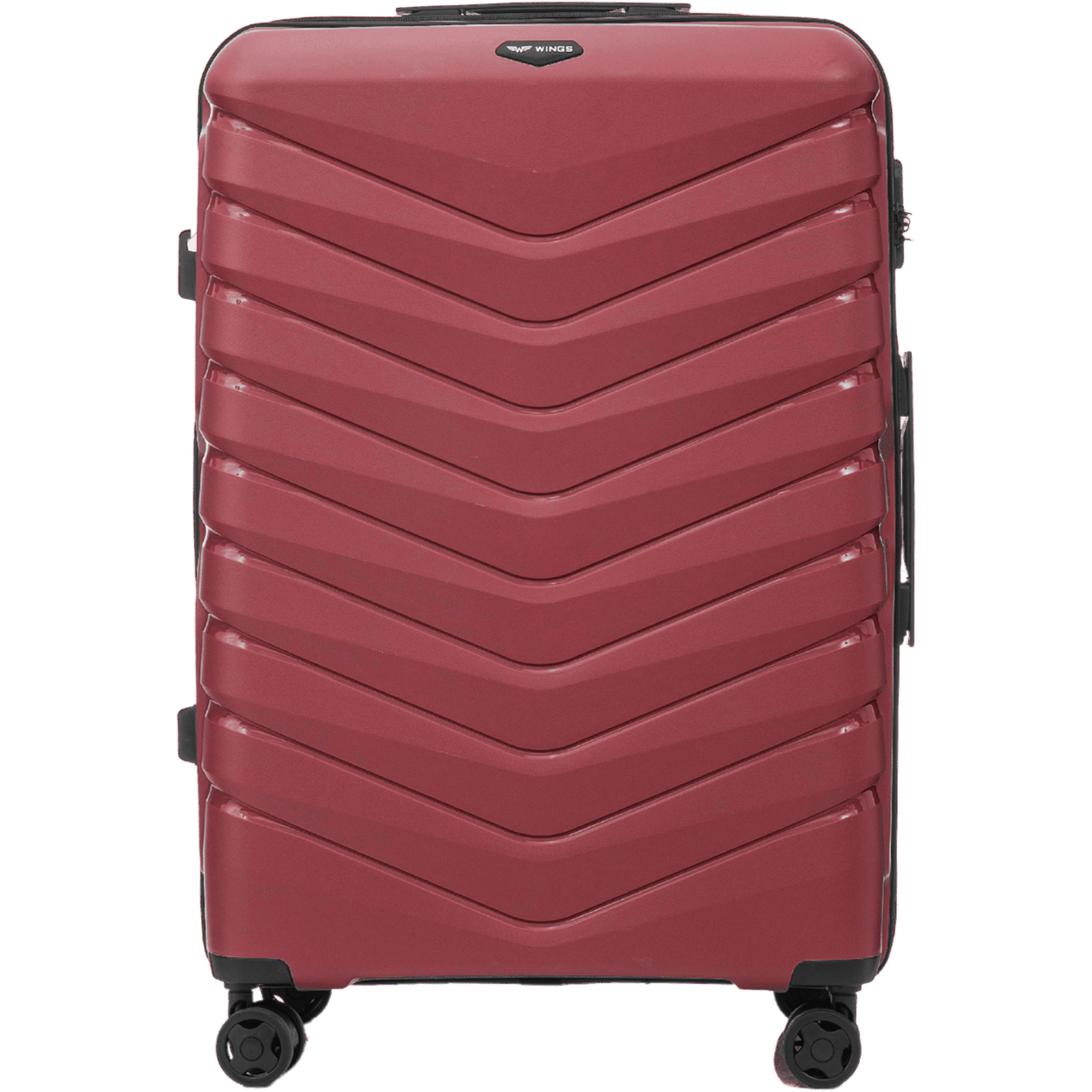 Velký kufr Wings PHOENIX 2.0 polypropylen 28" vínově červený