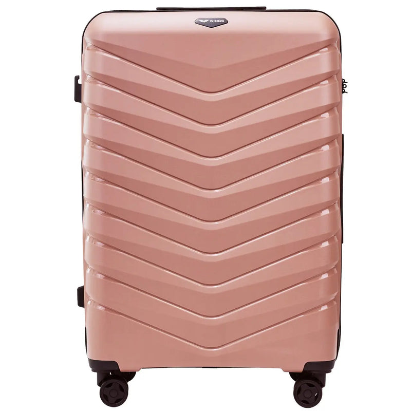 Large suitcase Wings PHOENIX 2.0 polypropylene 28" ROSE GOLD