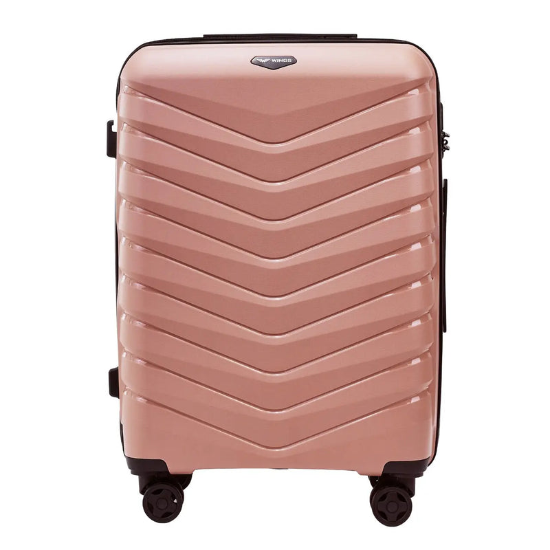 Medium suitcase Wings PHOENIX 2.0 polypropylene 24" ROSE GOLD