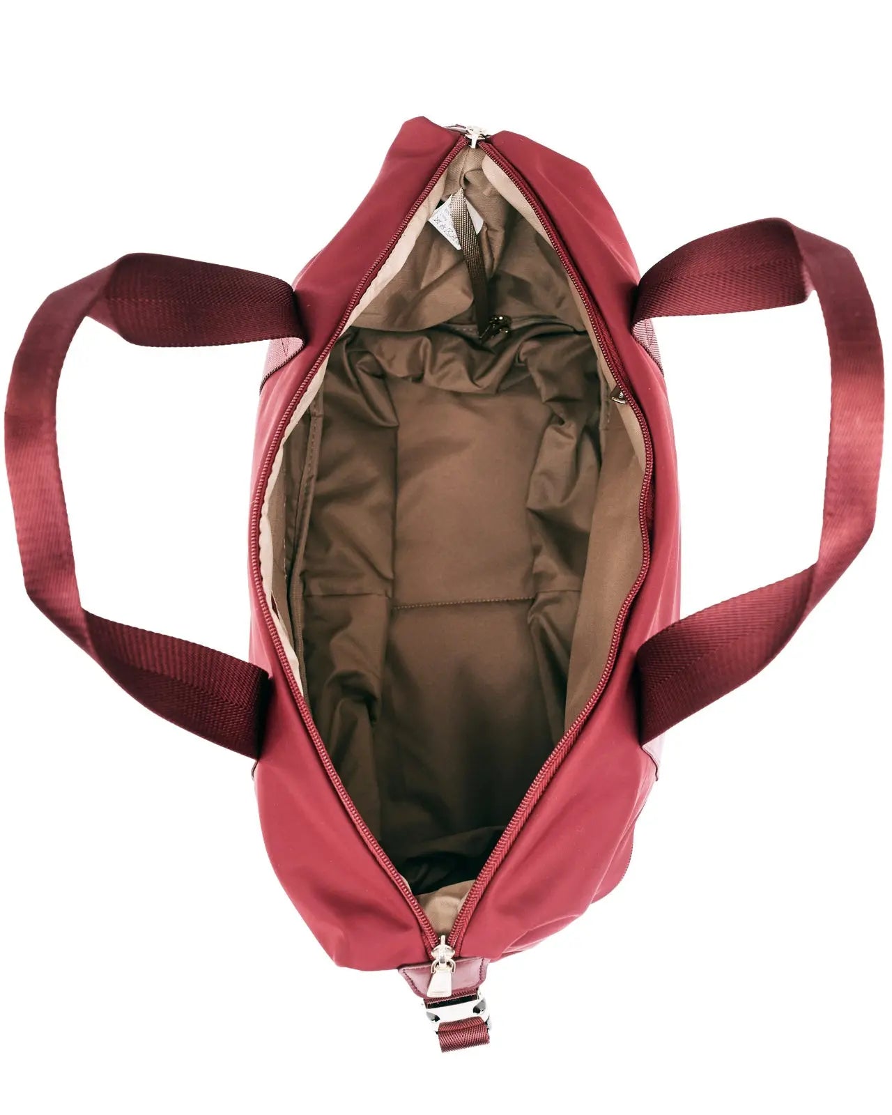 Duża torba damska ROSELLA z funkcją poszerzania DARK RED ROSELLA COLLECTION