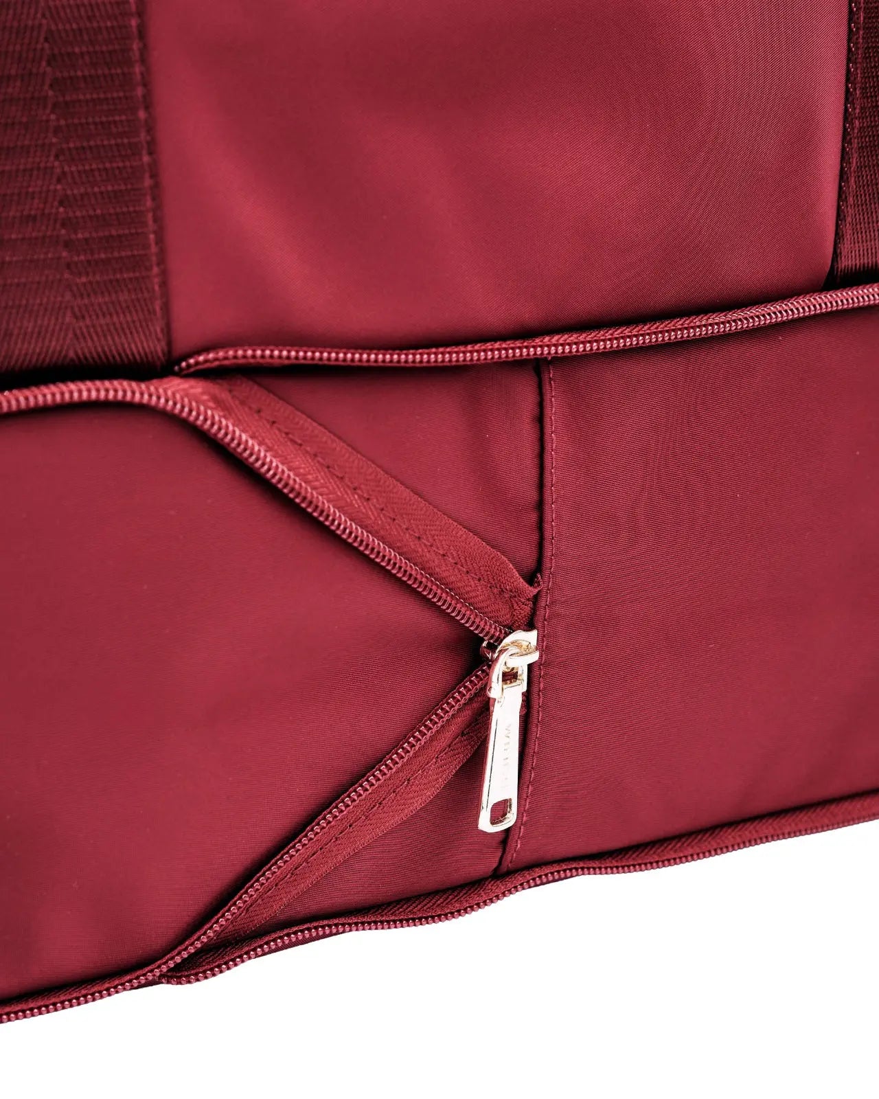 Duża torba damska ROSELLA z funkcją poszerzania DARK RED ROSELLA COLLECTION