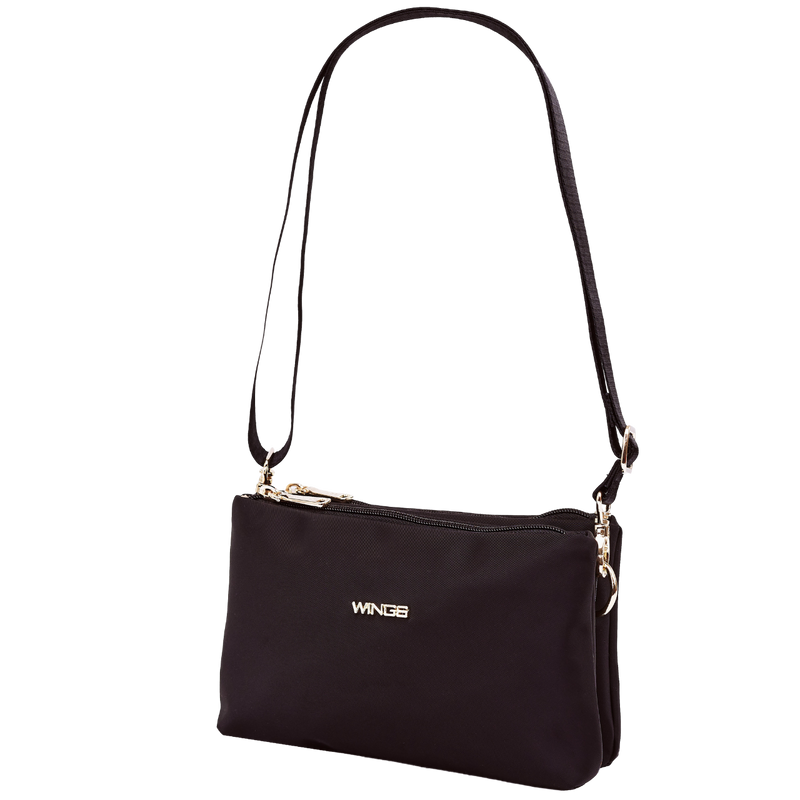 Športová taška ROSELLA s funkciou kozmetickej taštičky BLACK