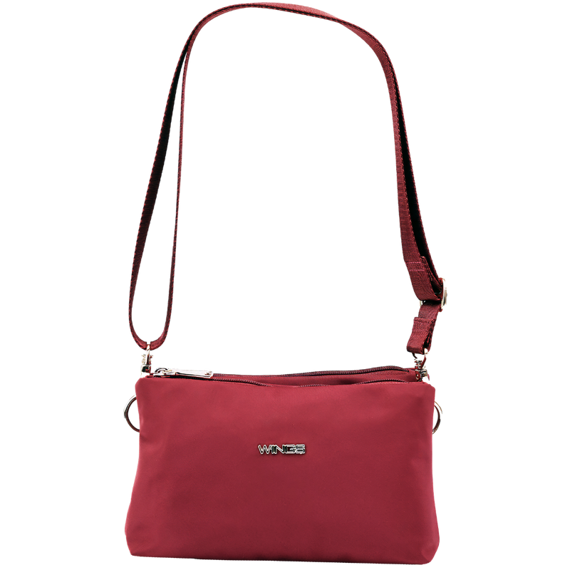 Športová taška ROSELLA s funkciou kozmetickej taštičky DARK RED