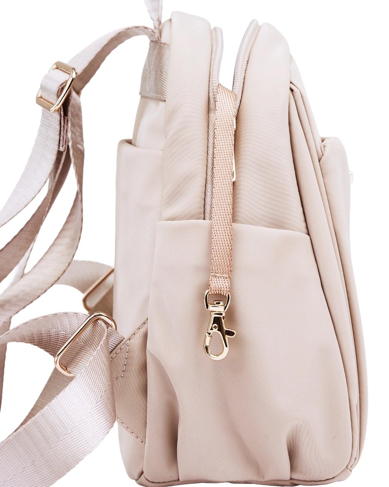 Liten stadryggsäck WINGS ROSELLA BEIGE