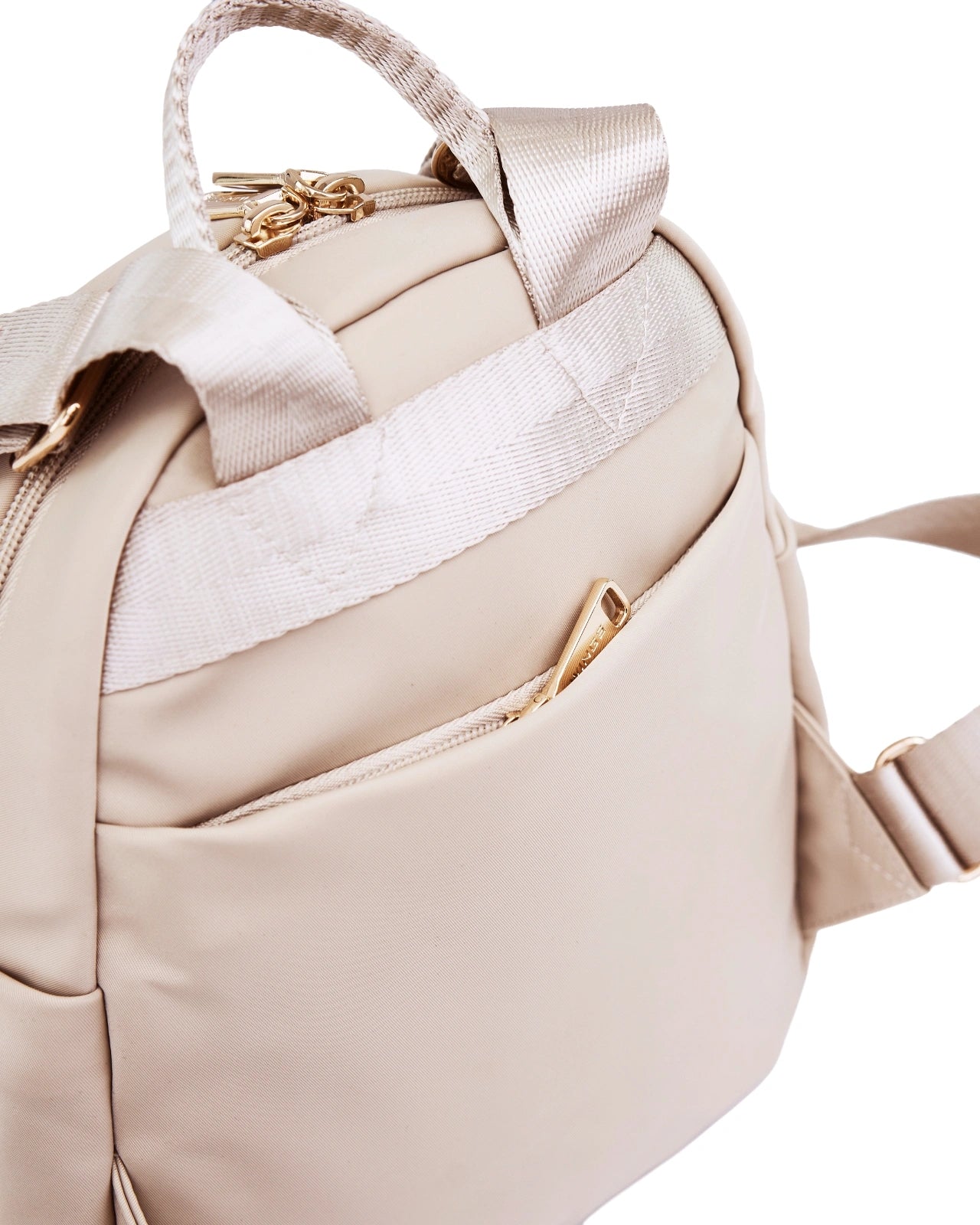 Liten stadryggsäck WINGS ROSELLA BEIGE