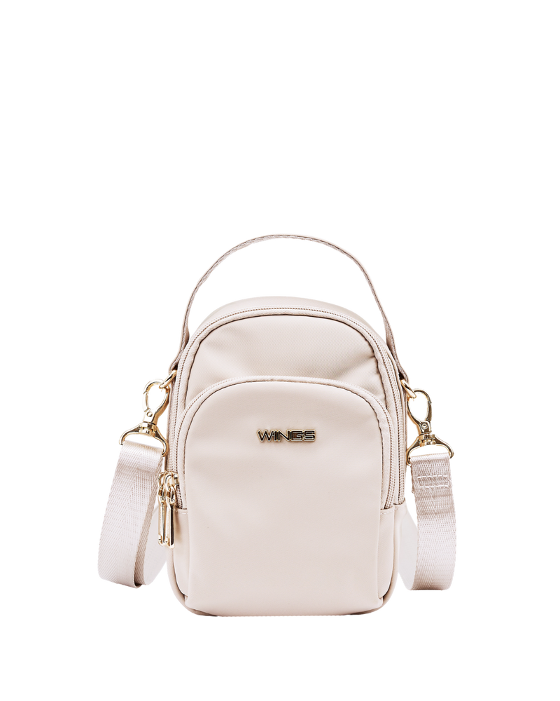 Malá crossbody taška ROSELLA BÉŽOVÁ