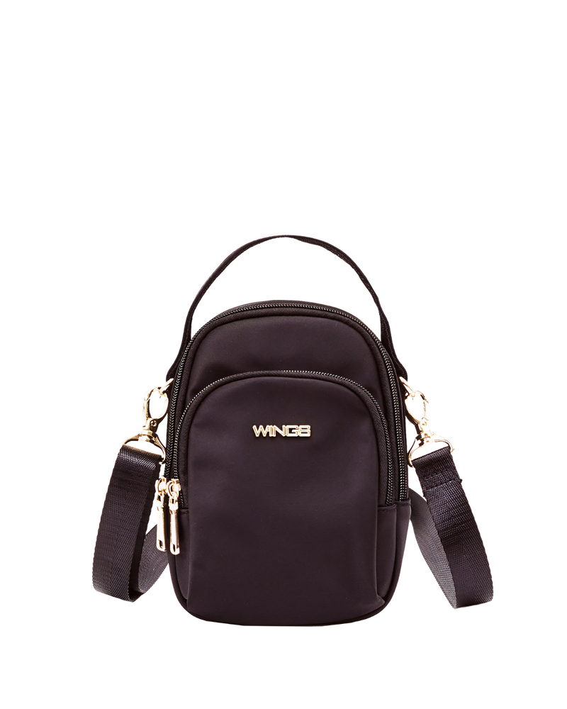 Malá crossbody taška ROSELLA ČIERNA