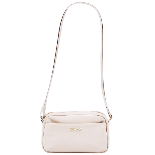 Small women's shoulder sports bag WINGS ROSELLA BEIGE