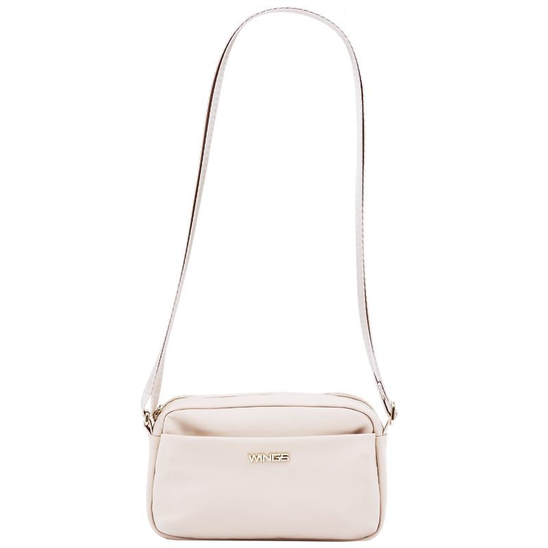 Športová taška WINGS ROSELLA – malá dámska taška cez rameno BEIGE