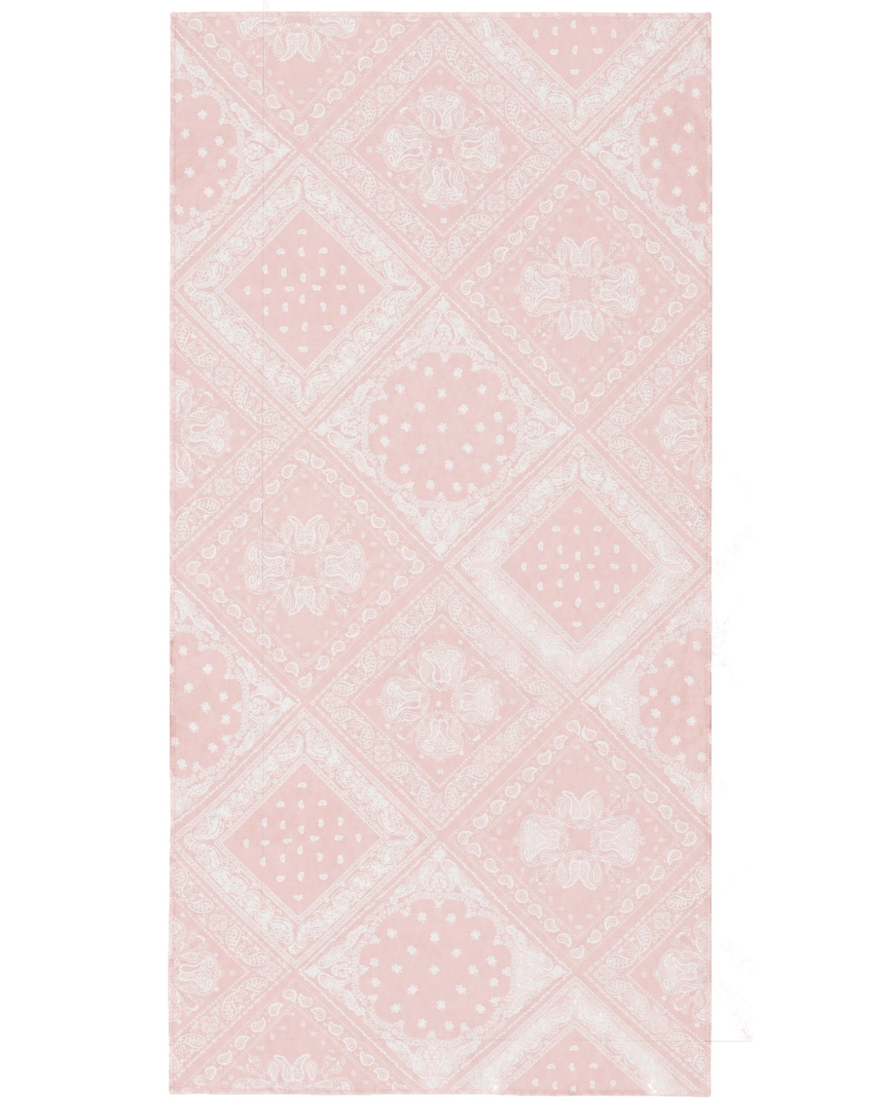 WINGS Women's Scarf 180x90 cm Pink Bandana Pattern