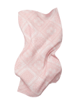 Damscarf WINGS 180x90 cm rosa bandanamönster