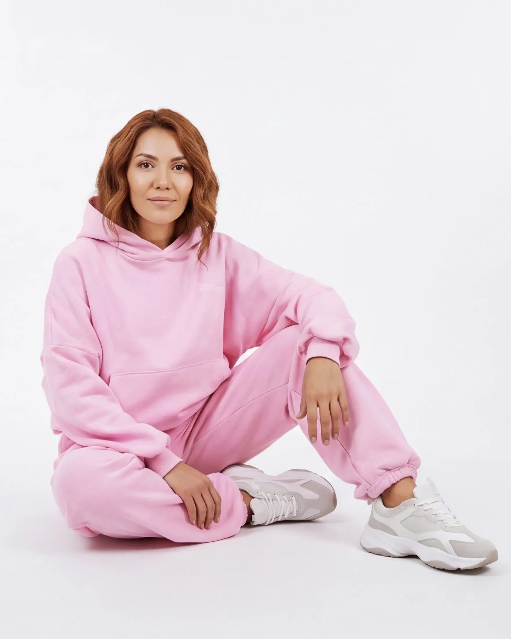 Komplet dresowy WINGS UNLEASH damski oversize bawełna PINK WINGS UNLEASH