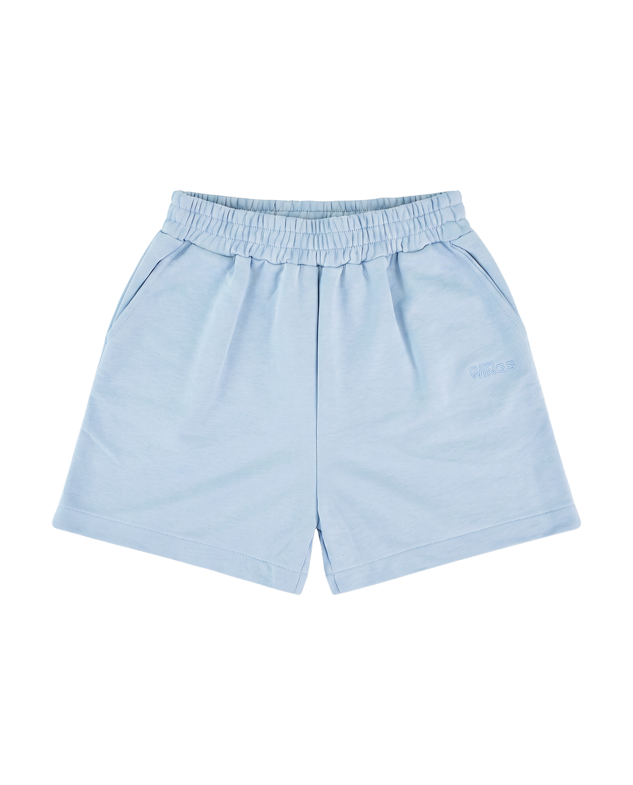 Dámské teplákové šortky UNLEASH WINGS PASTEL BLUE