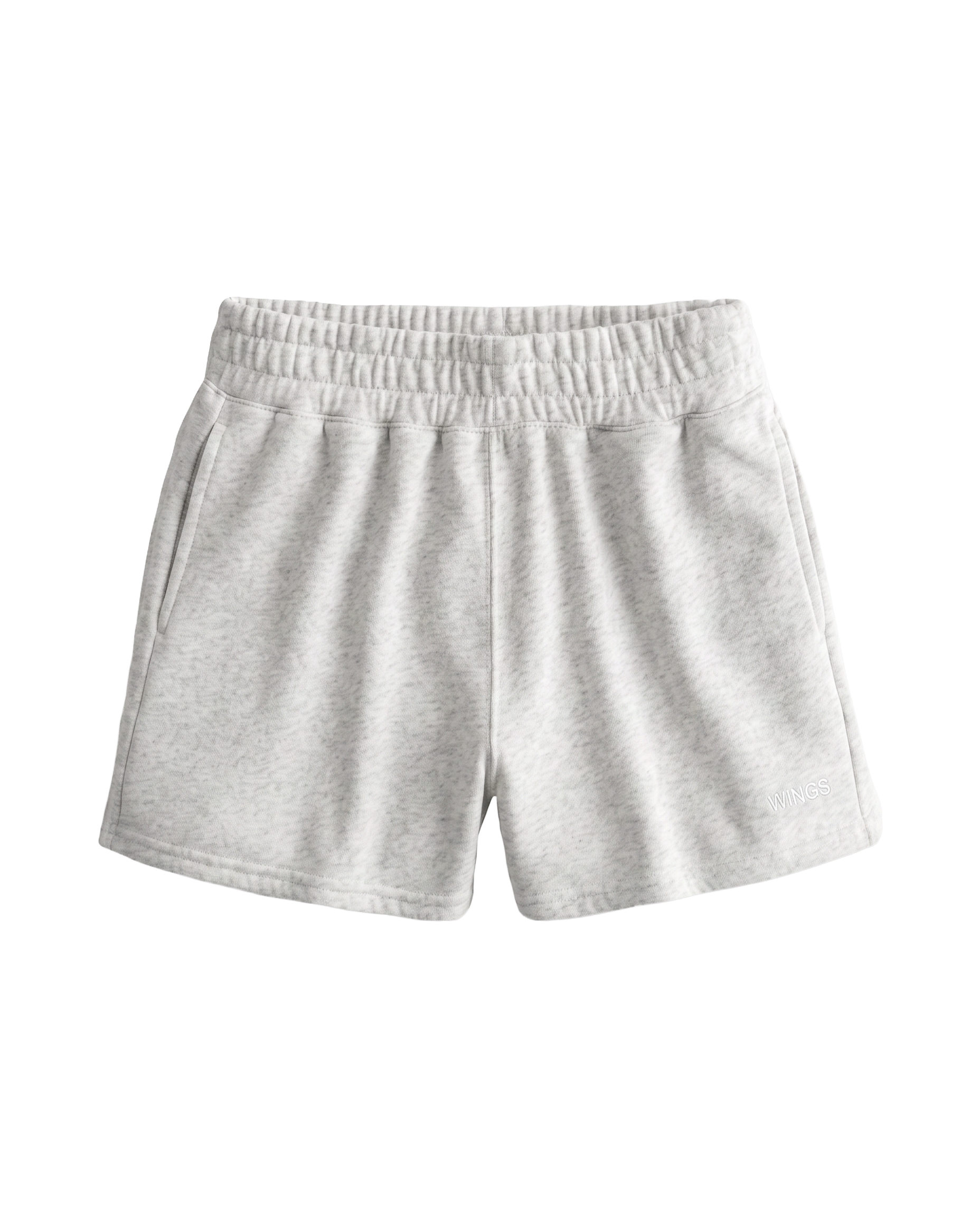 Pantalones cortos deportivos para mujer UNLEASH WINGS GRIS