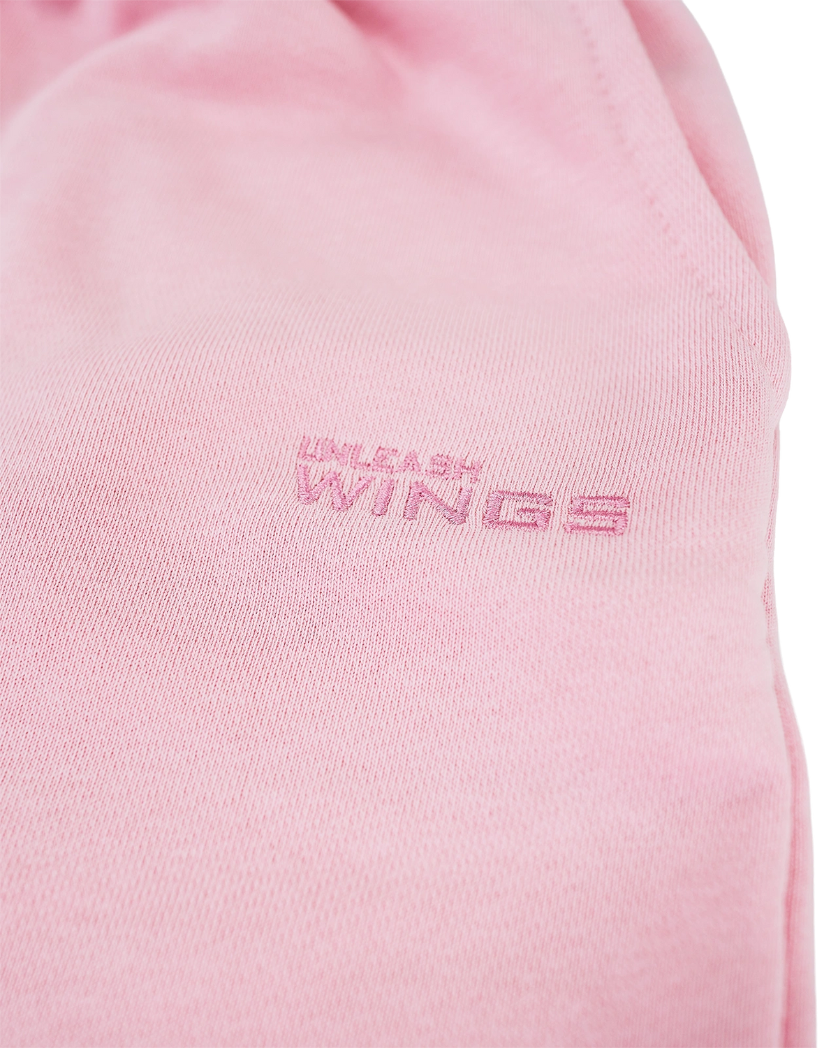 Dámske teplákové šortky UNLEASH WINGS ružové
