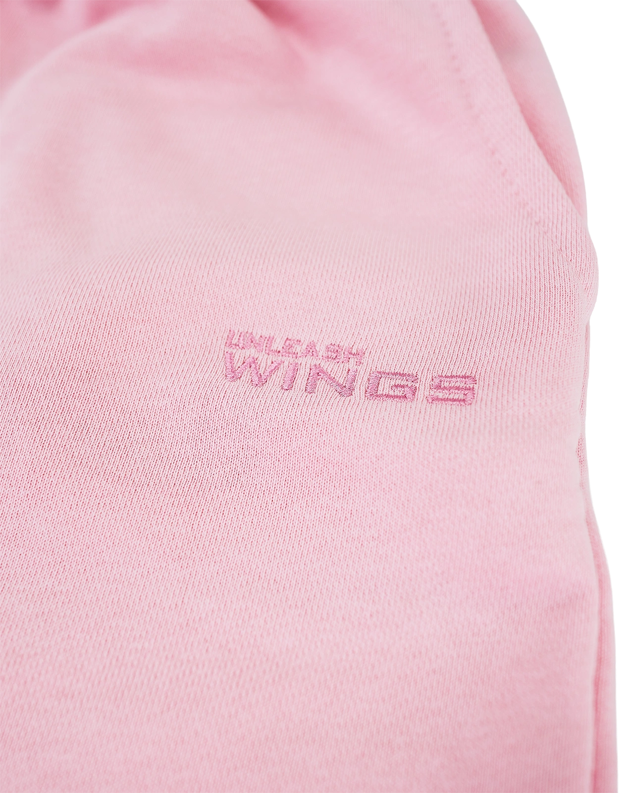 Dámske teplákové šortky UNLEASH WINGS ružové