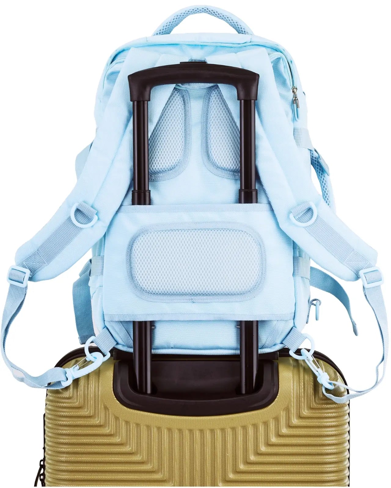 WINGS Kabinenrucksack Tasche 2in1 Tanager HELLBLAU