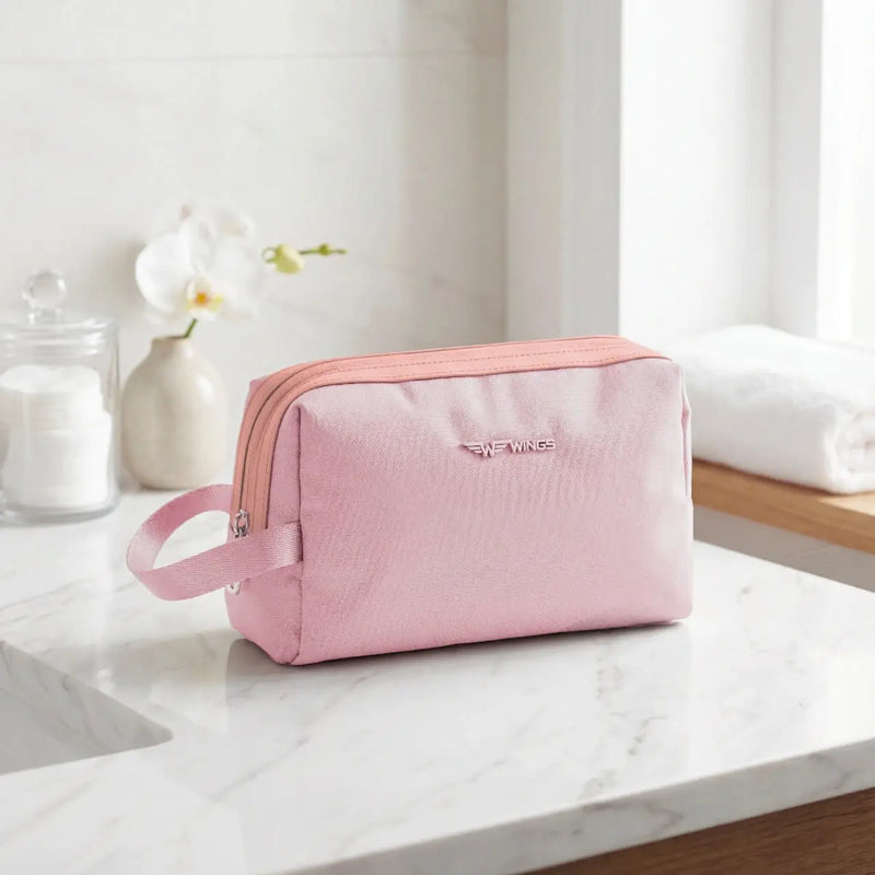 WINGS SKYLARK small single-compartment cosmetic bag, pink