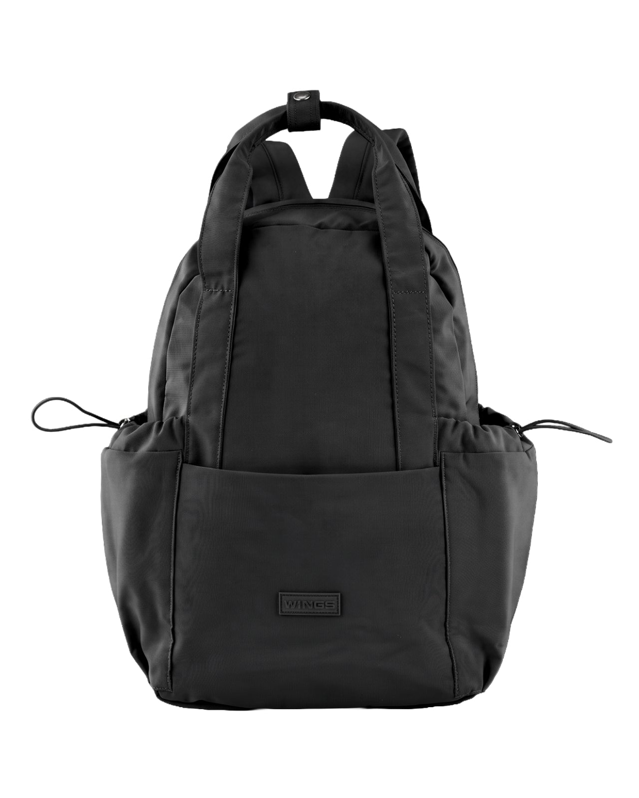Malý batoh WINGS SOLENNE 12L na 14palcový notebook, městský, černý