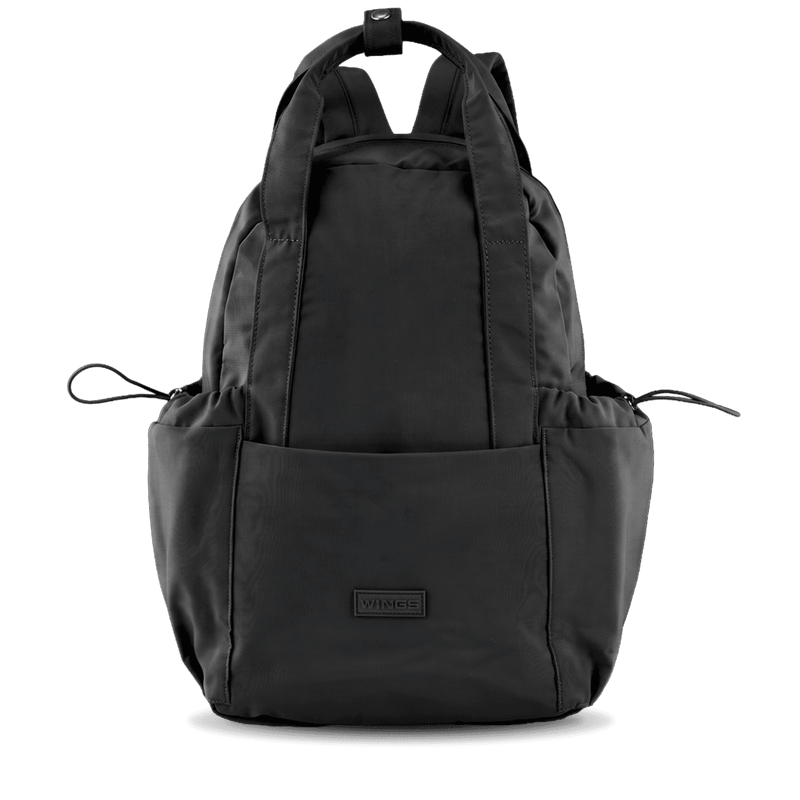 Malý batoh WINGS SOLENNE 12L na 14palcový notebook, městský, černý