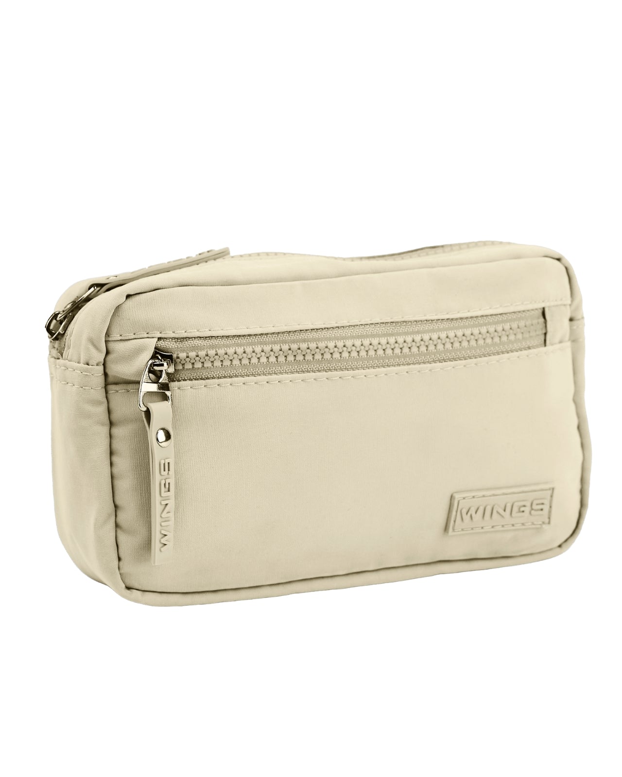 taljetaske WINGS SOLENNE, let urban bæltetaske, BEIGE