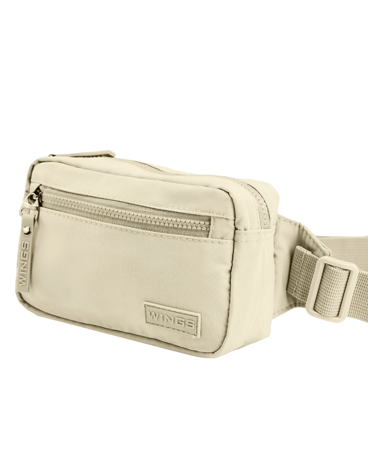 taljetaske WINGS SOLENNE, let urban bæltetaske, BEIGE