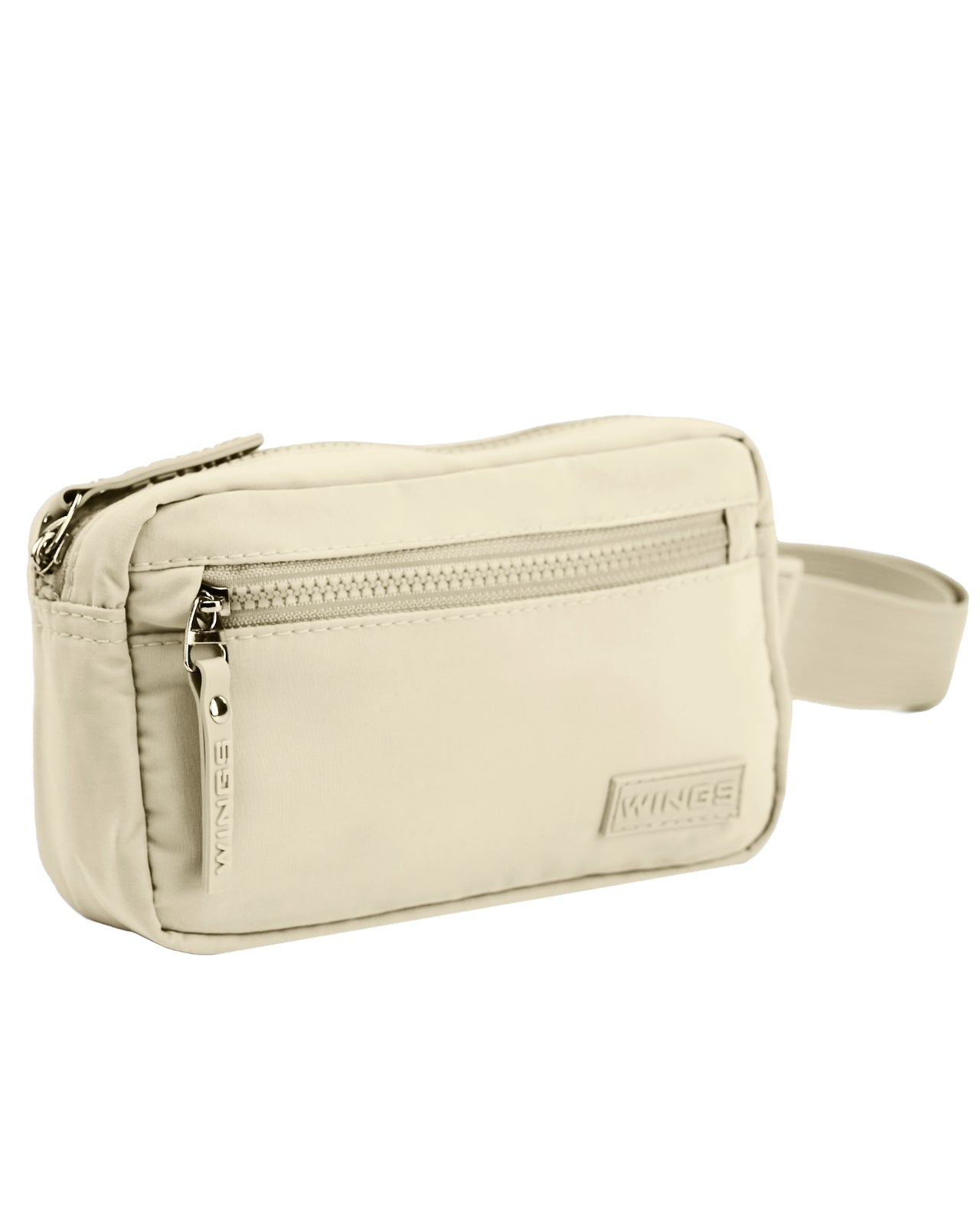 taljetaske WINGS SOLENNE, let urban bæltetaske, BEIGE