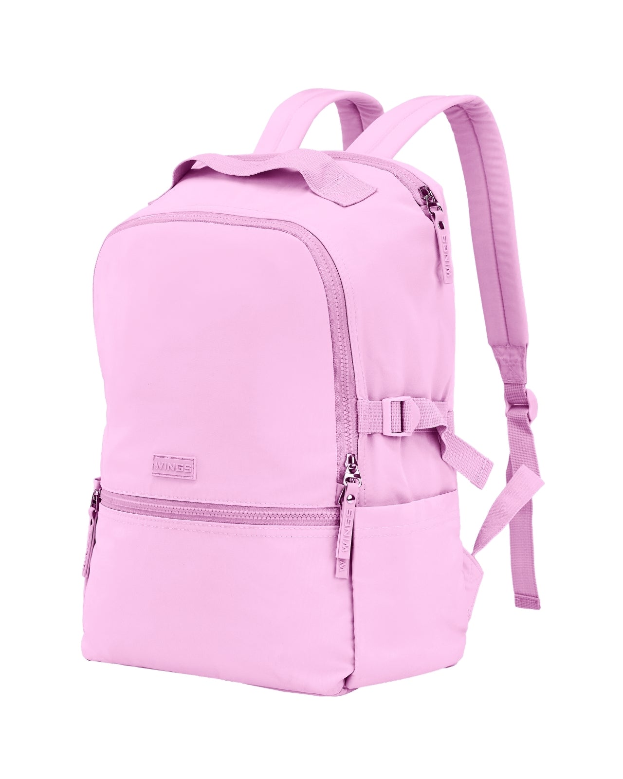 WINGS 22L urban backpack for a 17-inch laptop, for work, university, and travel, PINK