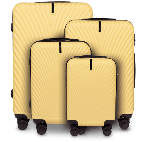 Set of 4 suitcases WINGS SWAN ICE CREAM