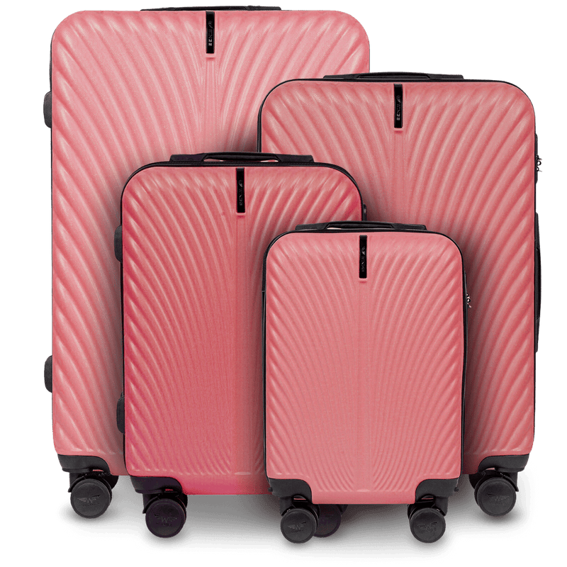 Set di 4 valigie Wings SWAN ROSA SPORCO