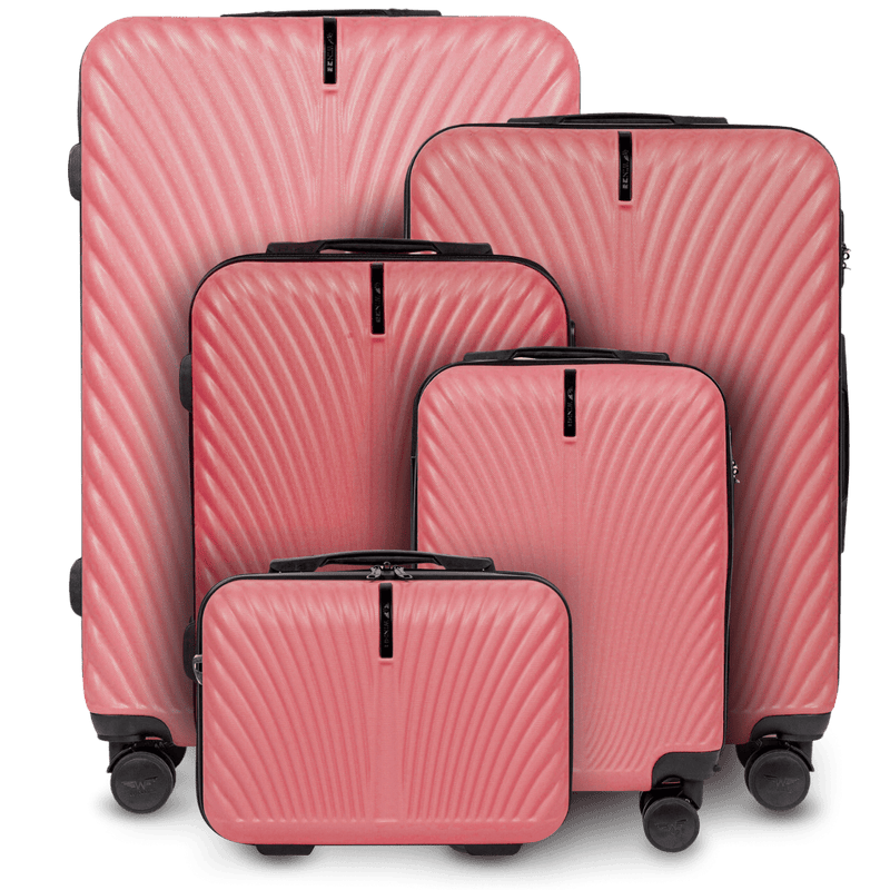 Set di 5 valigie Wings SWAN ROSA SPORCO