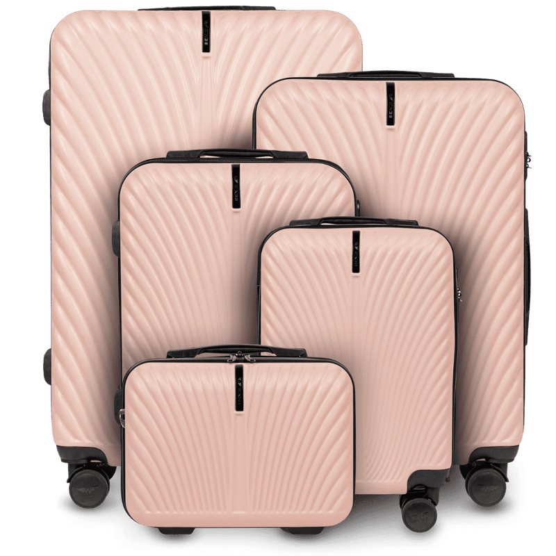 Set di 5 valigie Wings SWAN ROSA