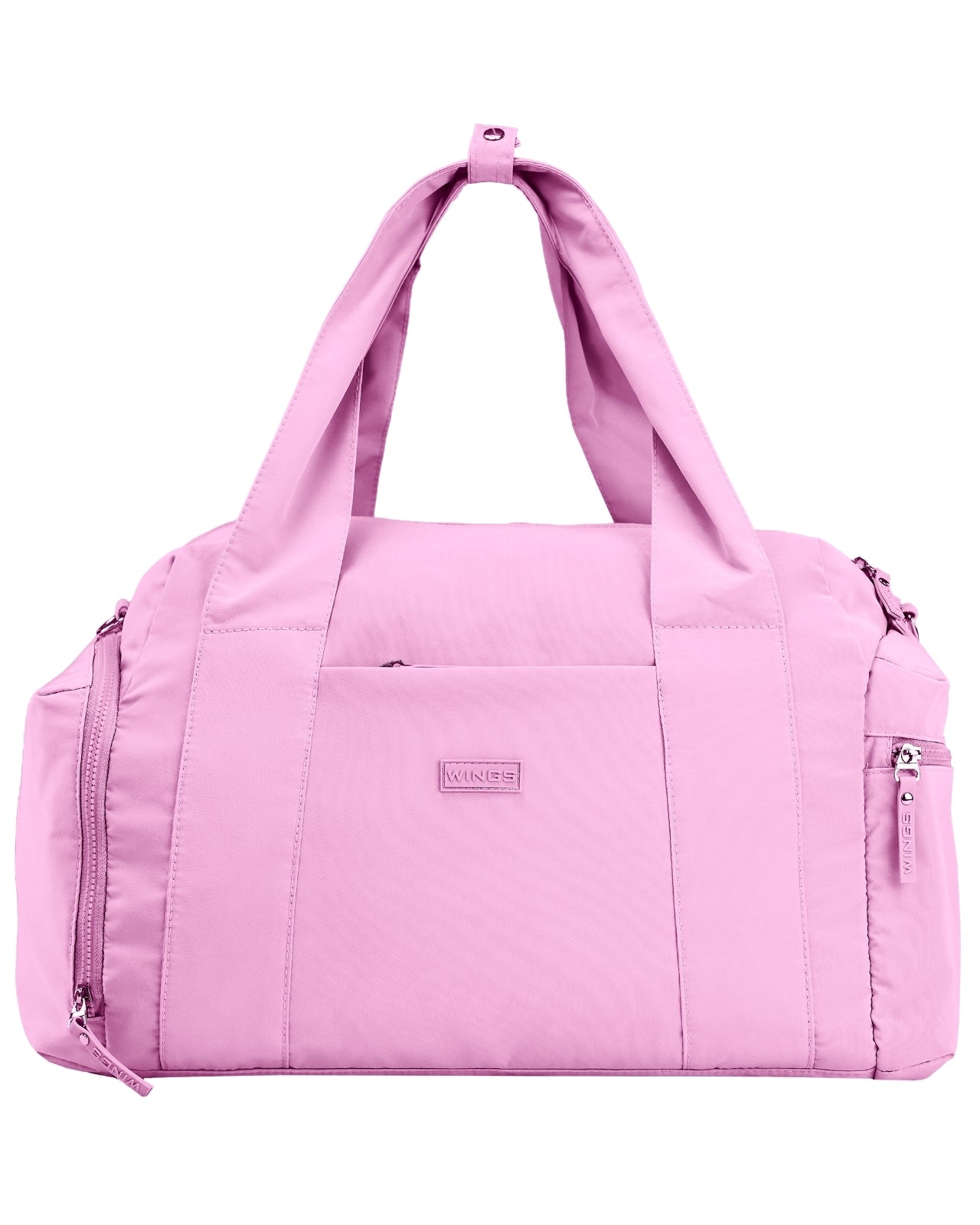 WINGS SOLENNE sports bag with shoe pocket and suitcase strap PINK
